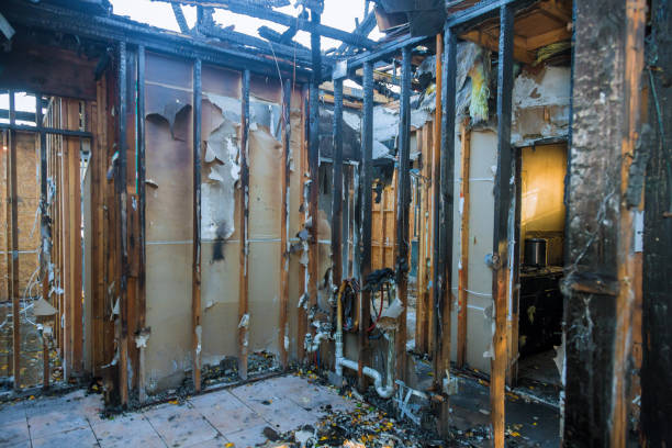 Professional Fire Damage Repair technician working in Marietta, OH